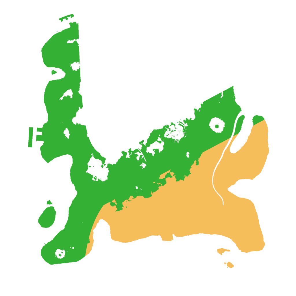 Biome Rust Map: Procedural Map, Size: 3000, Seed: 270968855