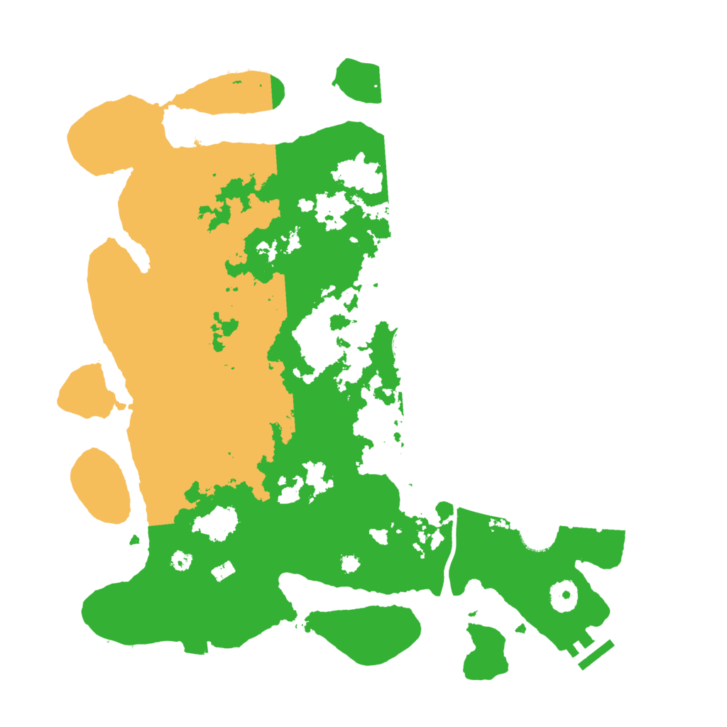 Biome Rust Map: Procedural Map, Size: 3600, Seed: 132