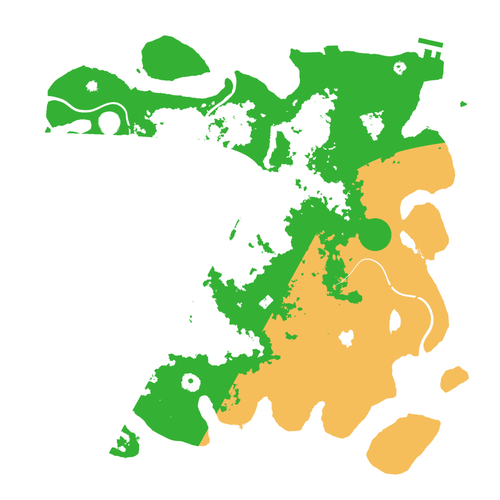 Biome Rust Map: Procedural Map, Size: 4050, Seed: 1478849856