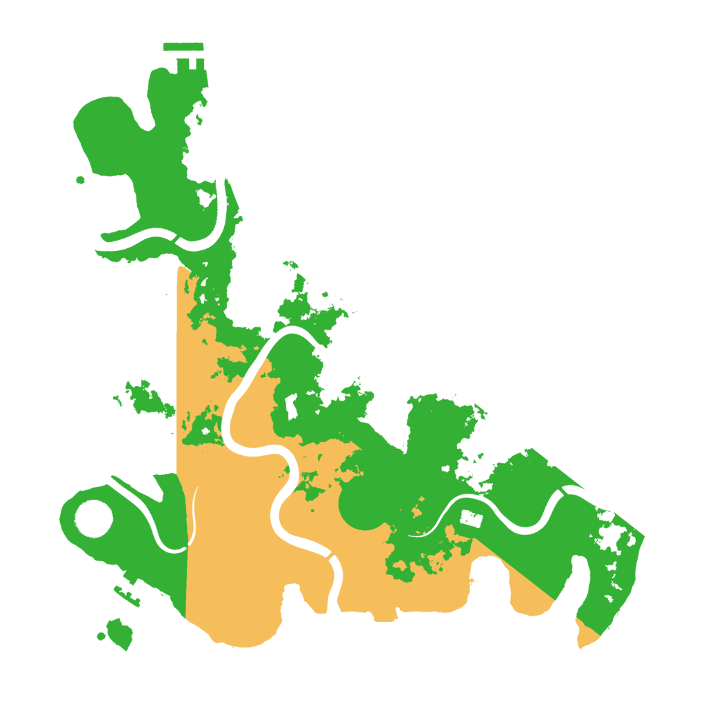 Biome Rust Map: Procedural Map, Size: 3500, Seed: 1194316994