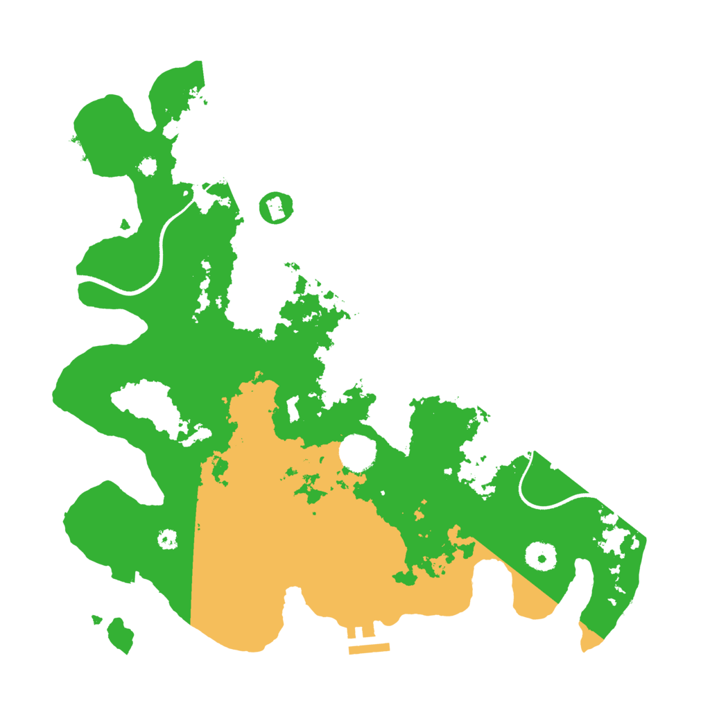 Biome Rust Map: Procedural Map, Size: 3500, Seed: 1194316994