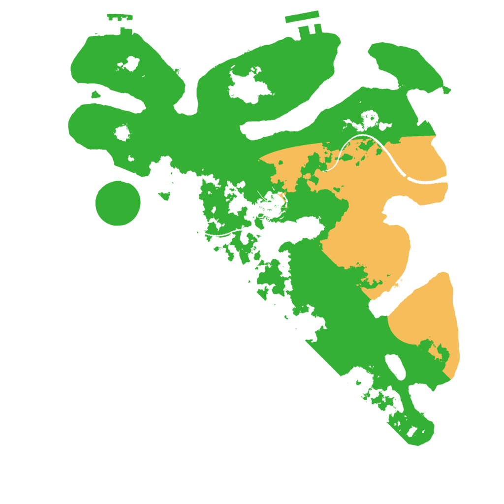 Biome Rust Map: Procedural Map, Size: 3000, Seed: 7021594