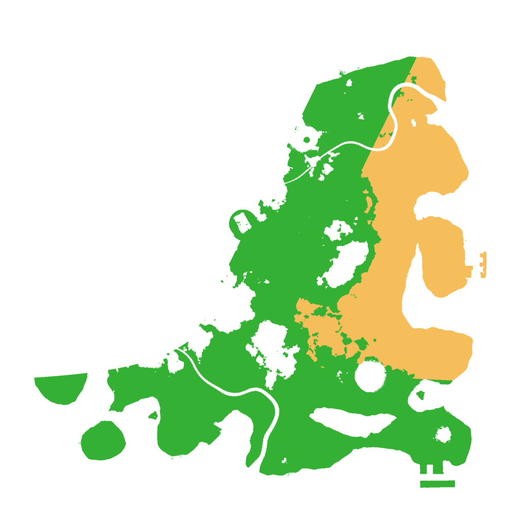 Biome Rust Map: Procedural Map, Size: 3000, Seed: 1535743044
