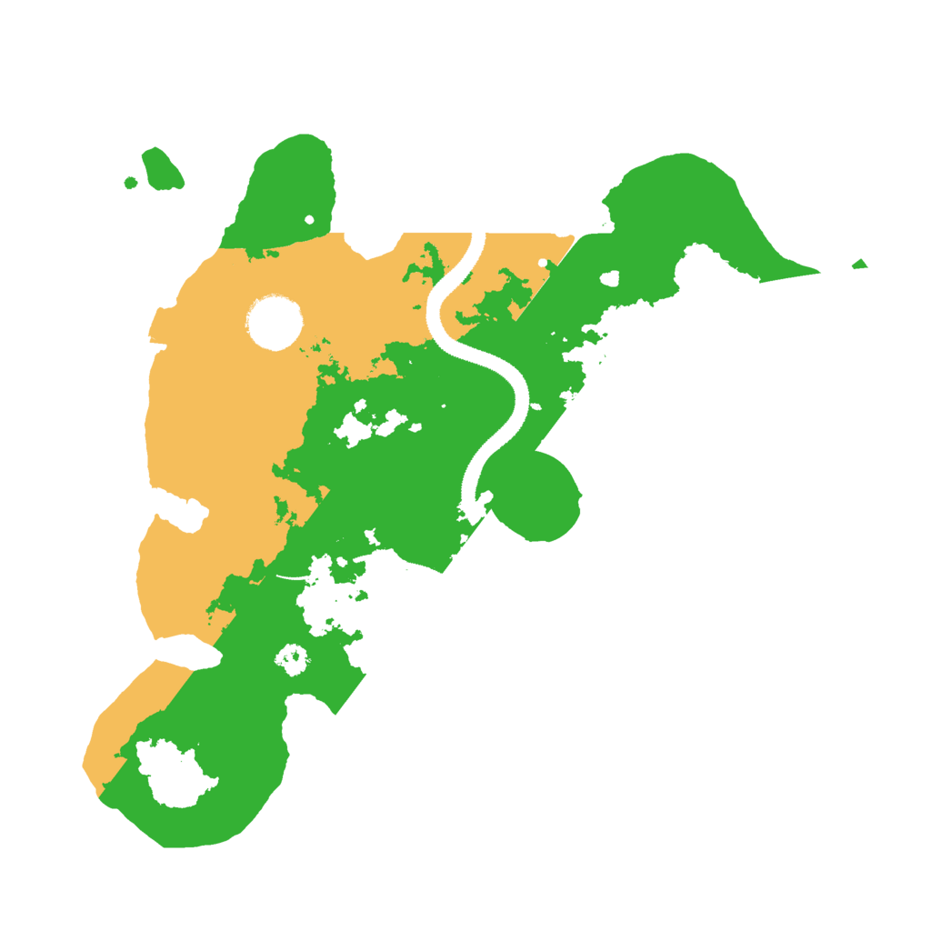 Biome Rust Map: Procedural Map, Size: 3000, Seed: 1319376102