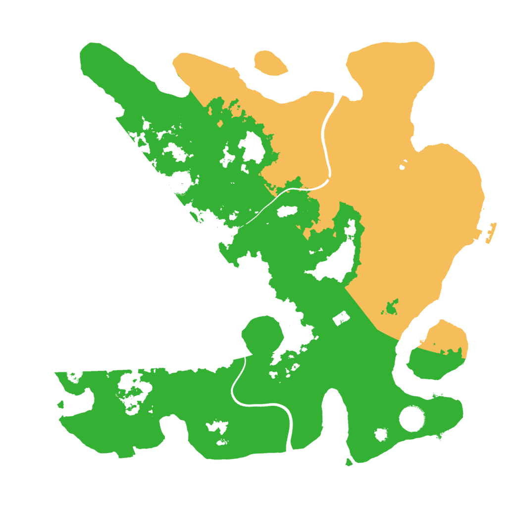 Biome Rust Map: Procedural Map, Size: 3500, Seed: 794279781