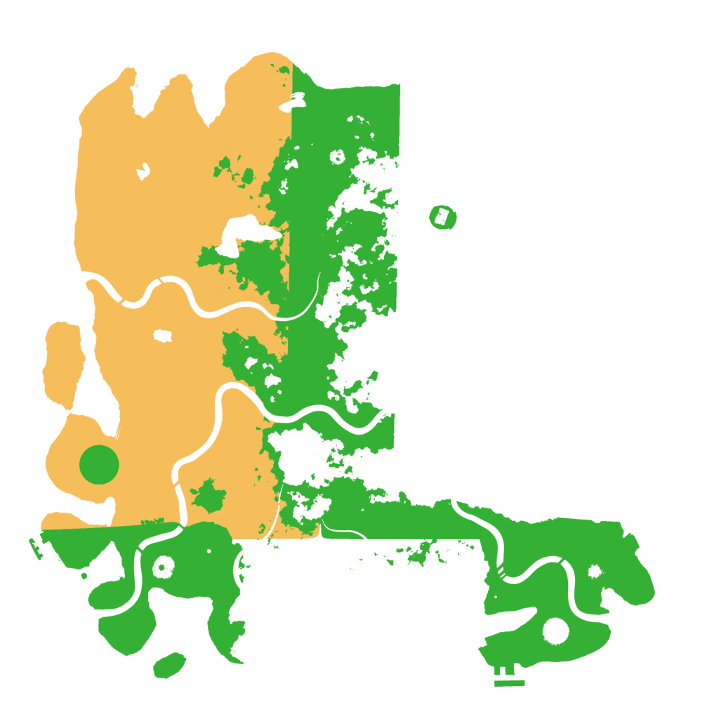 Biome Rust Map: Procedural Map, Size: 4800, Seed: 722532543