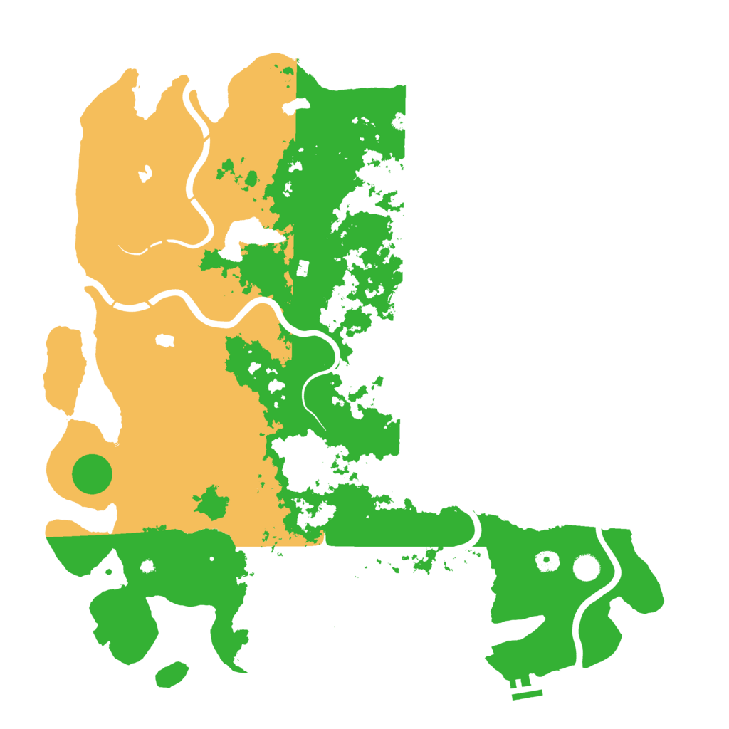Biome Rust Map: Procedural Map, Size: 4800, Seed: 722532543