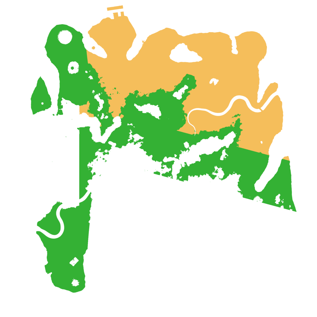 Biome Rust Map: Procedural Map, Size: 4000, Seed: 760123