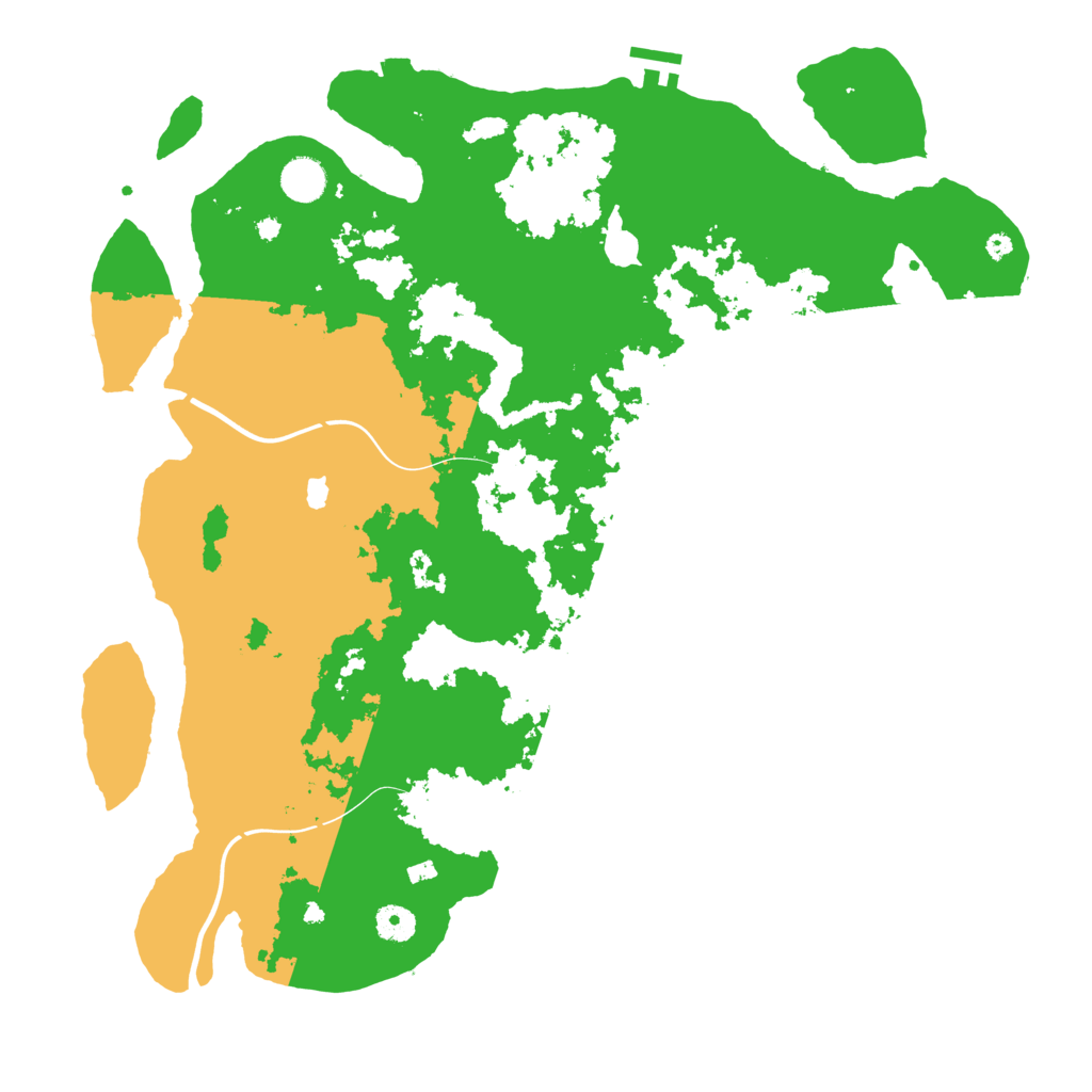 Biome Rust Map: Procedural Map, Size: 4250, Seed: 1234567866