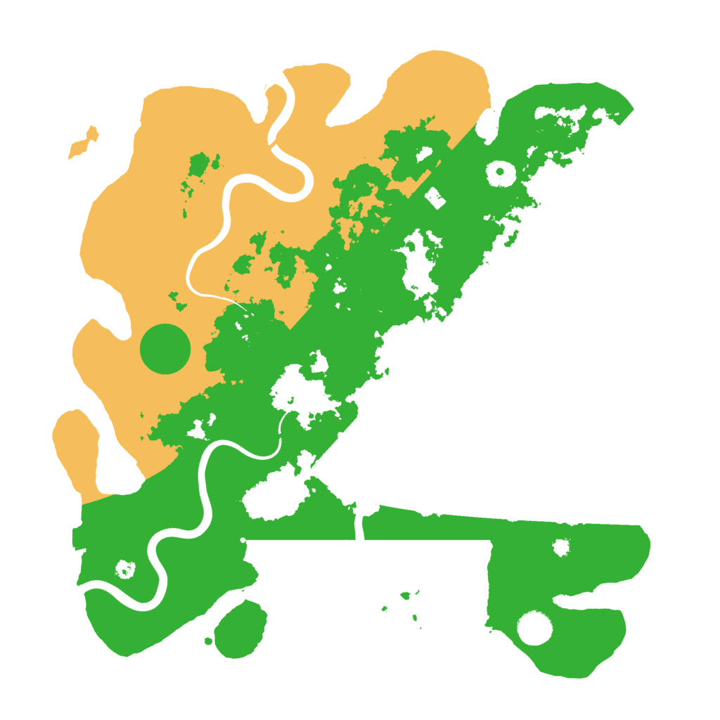 Biome Rust Map: Procedural Map, Size: 3750, Seed: 423161510