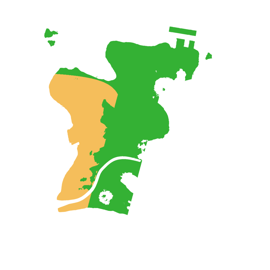 Biome Rust Map: Procedural Map, Size: 2000, Seed: 1686765109