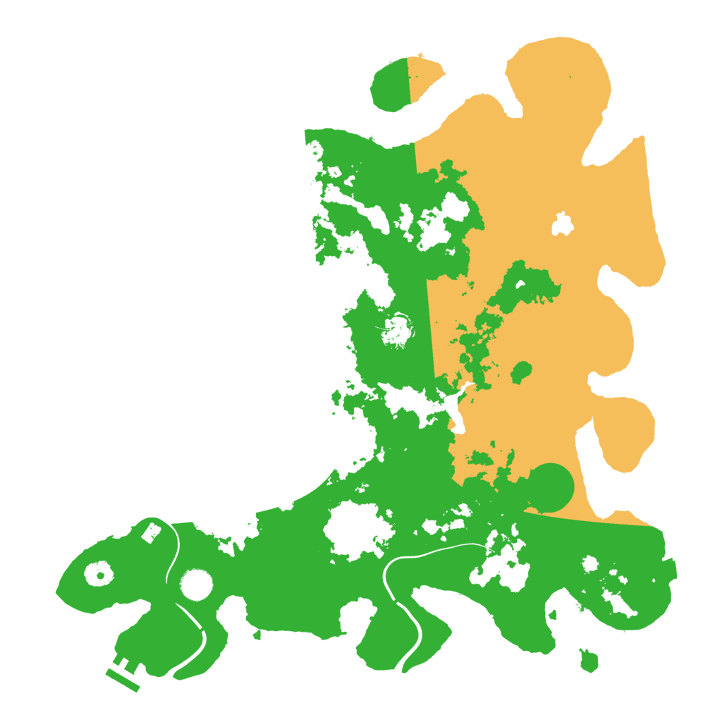 Biome Rust Map: Procedural Map, Size: 4000, Seed: 1145366670