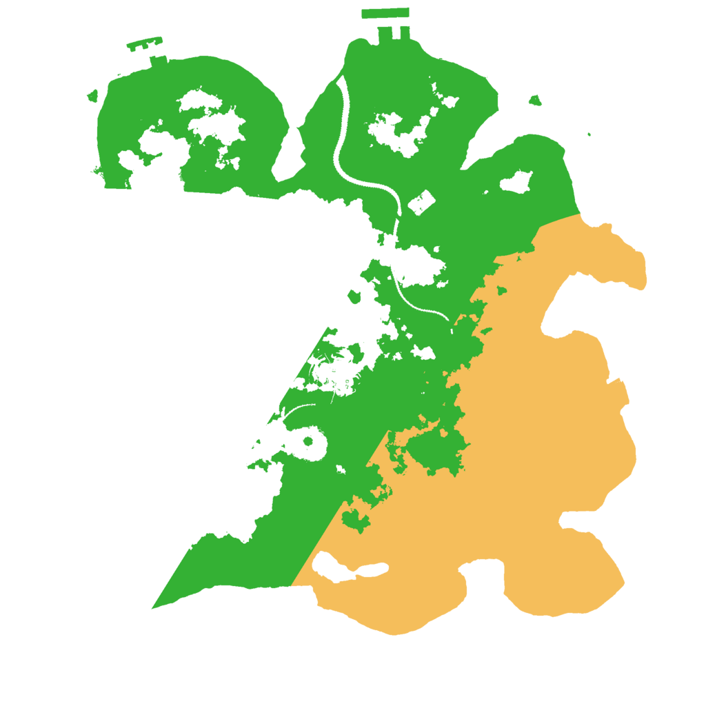 Biome Rust Map: Procedural Map, Size: 3000, Seed: 124365544