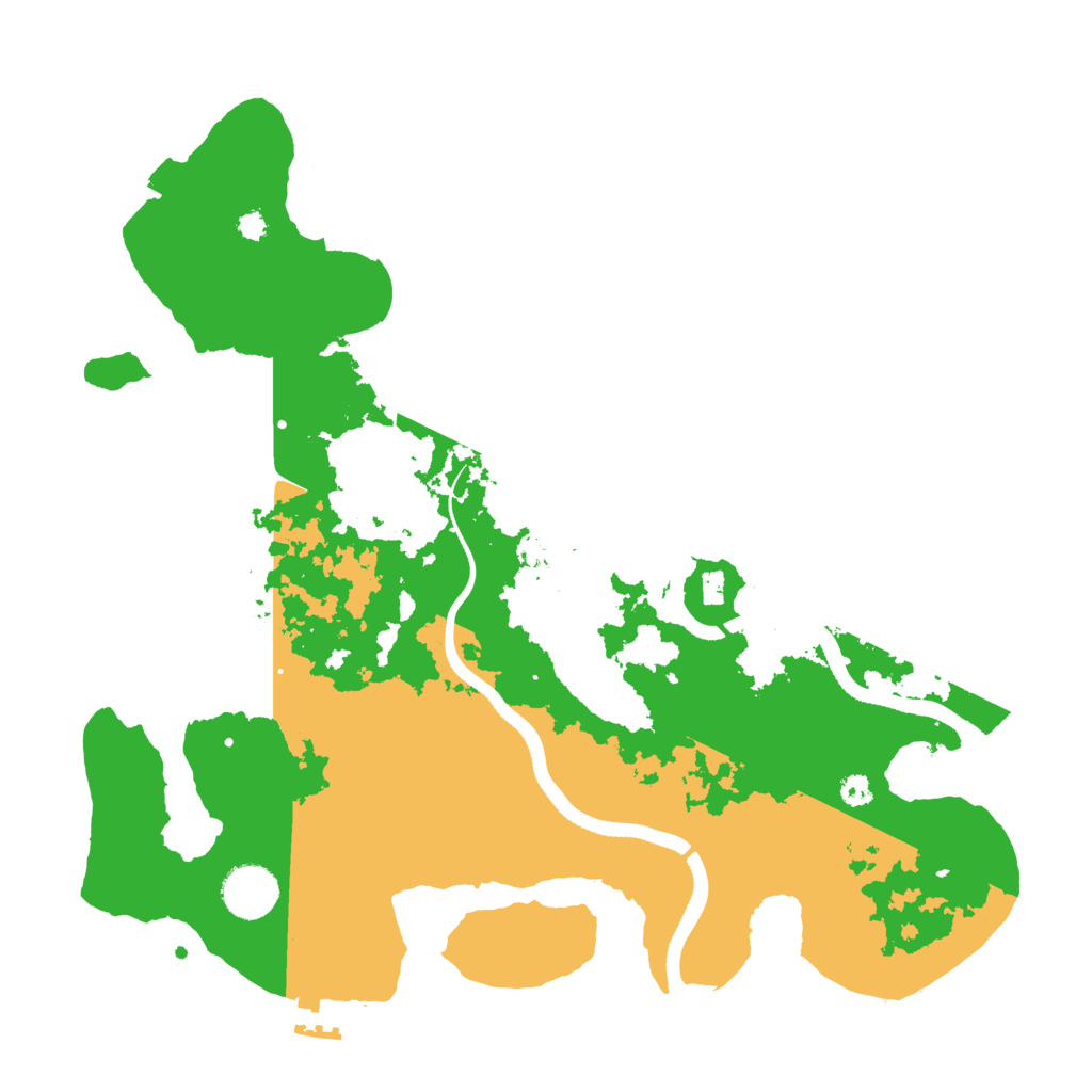 Biome Rust Map: Procedural Map, Size: 3500, Seed: 342687047