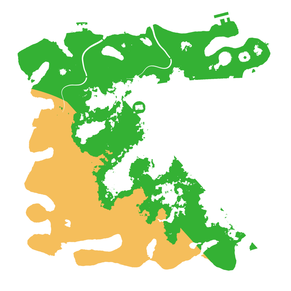 Biome Rust Map: Procedural Map, Size: 4000, Seed: 20652