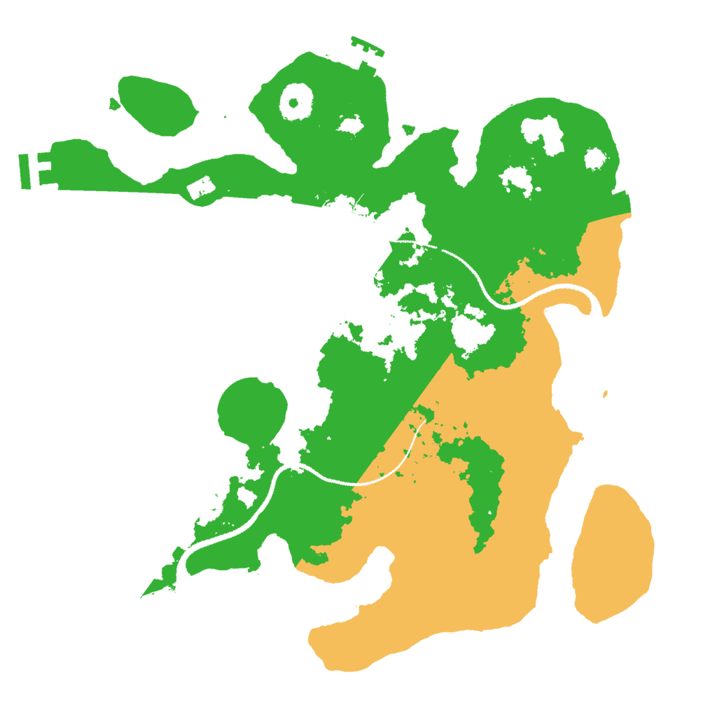 Biome Rust Map: Procedural Map, Size: 3000, Seed: 1466794504