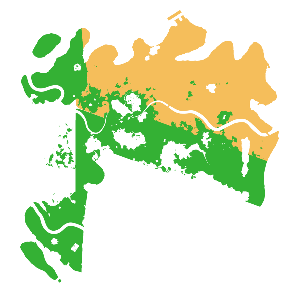 Biome Rust Map: Procedural Map, Size: 4000, Seed: 757571278