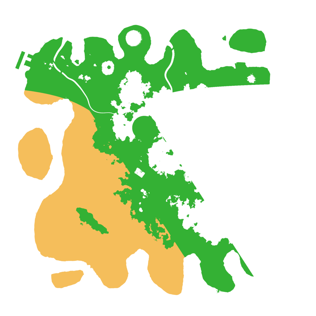Biome Rust Map: Procedural Map, Size: 3500, Seed: 2063421593