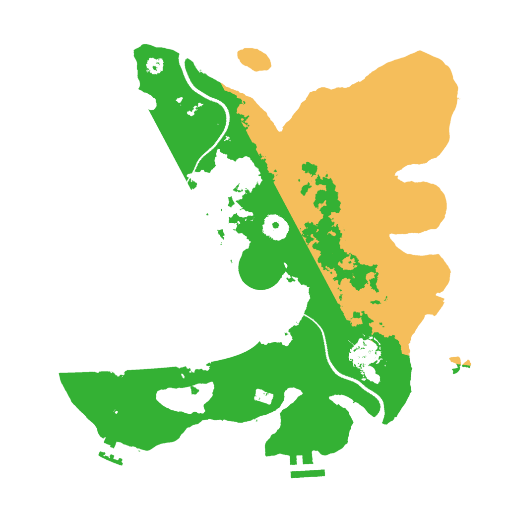 Biome Rust Map: Procedural Map, Size: 3000, Seed: 1825783678