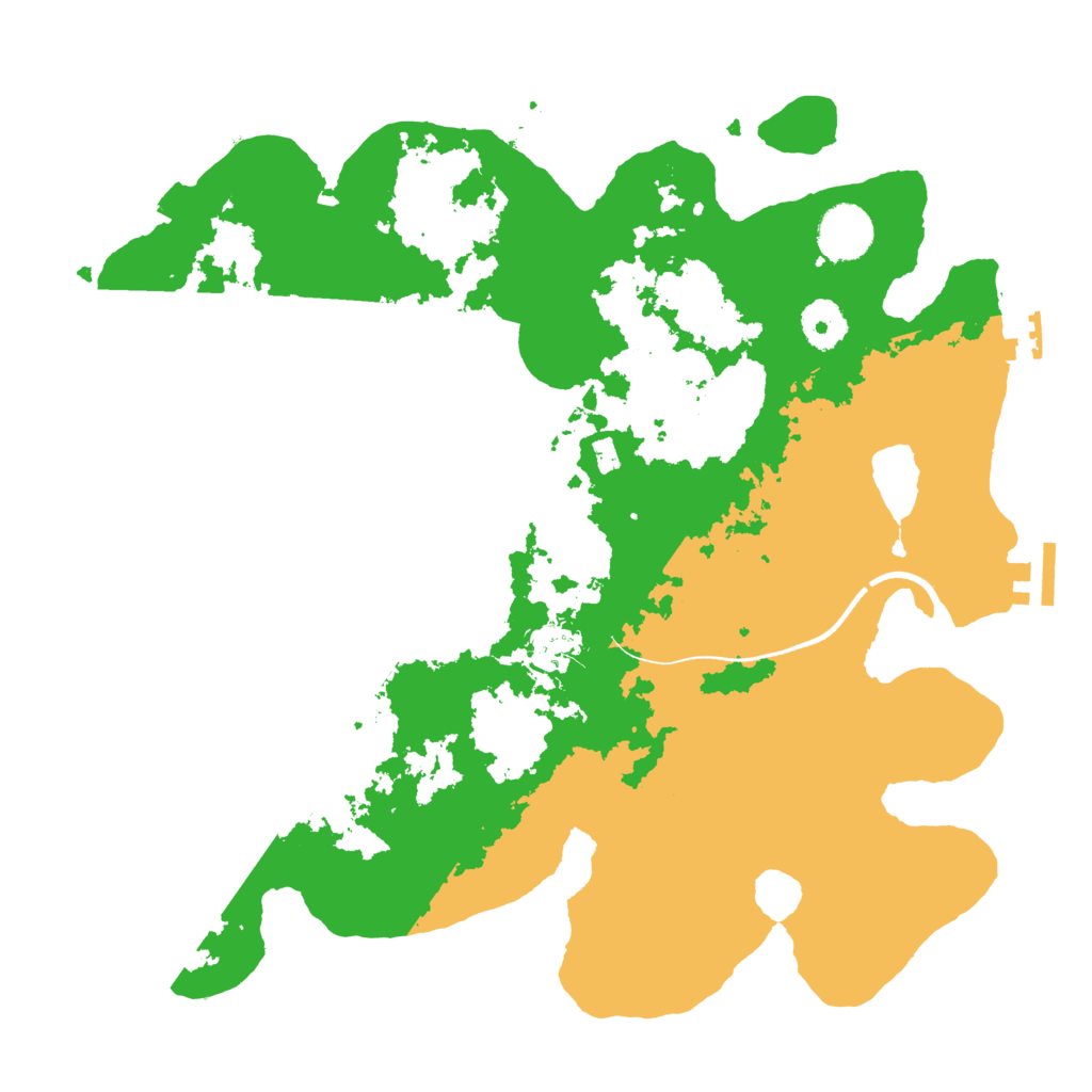 Biome Rust Map: Procedural Map, Size: 3500, Seed: 1048099142