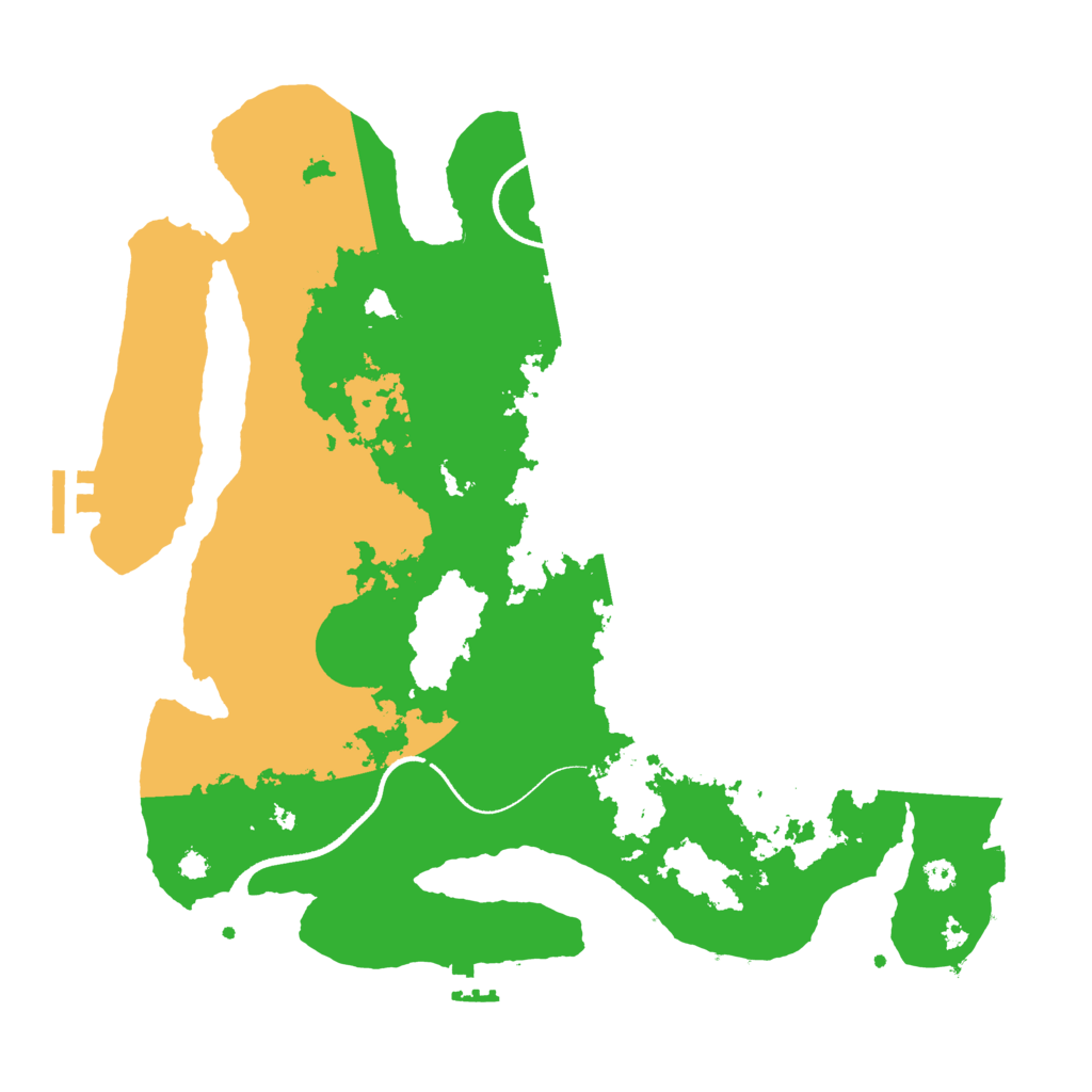 Biome Rust Map: Procedural Map, Size: 3500, Seed: 648409973
