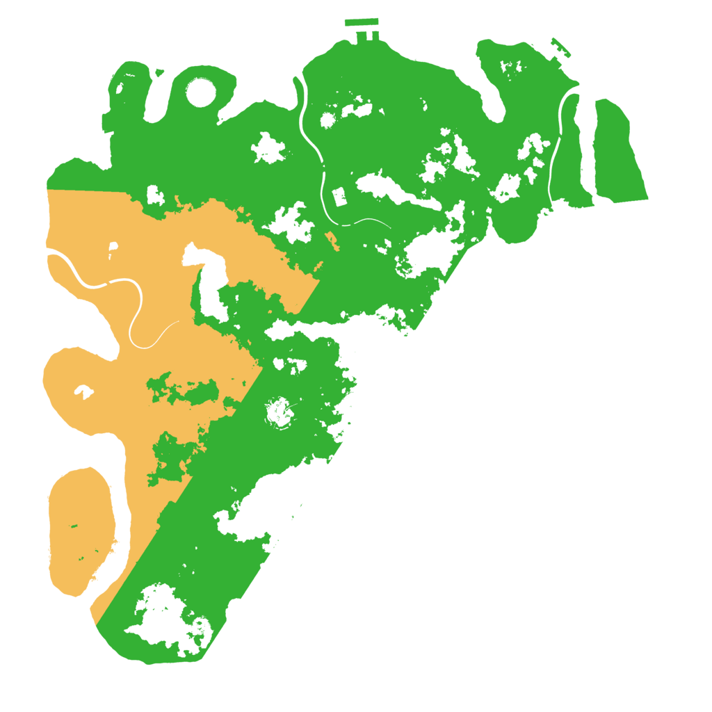 Biome Rust Map: Procedural Map, Size: 4300, Seed: 2119529429