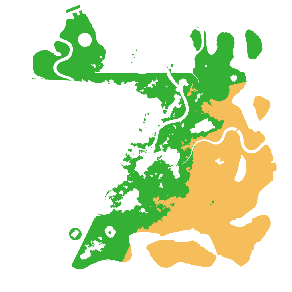 Biome Rust Map: Procedural Map, Size: 4000, Seed: 195738