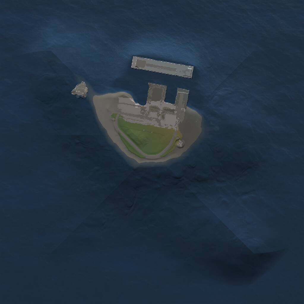 Rust Map: Procedural Map, Size: 1000, Seed: 1625583179, 2 Monuments