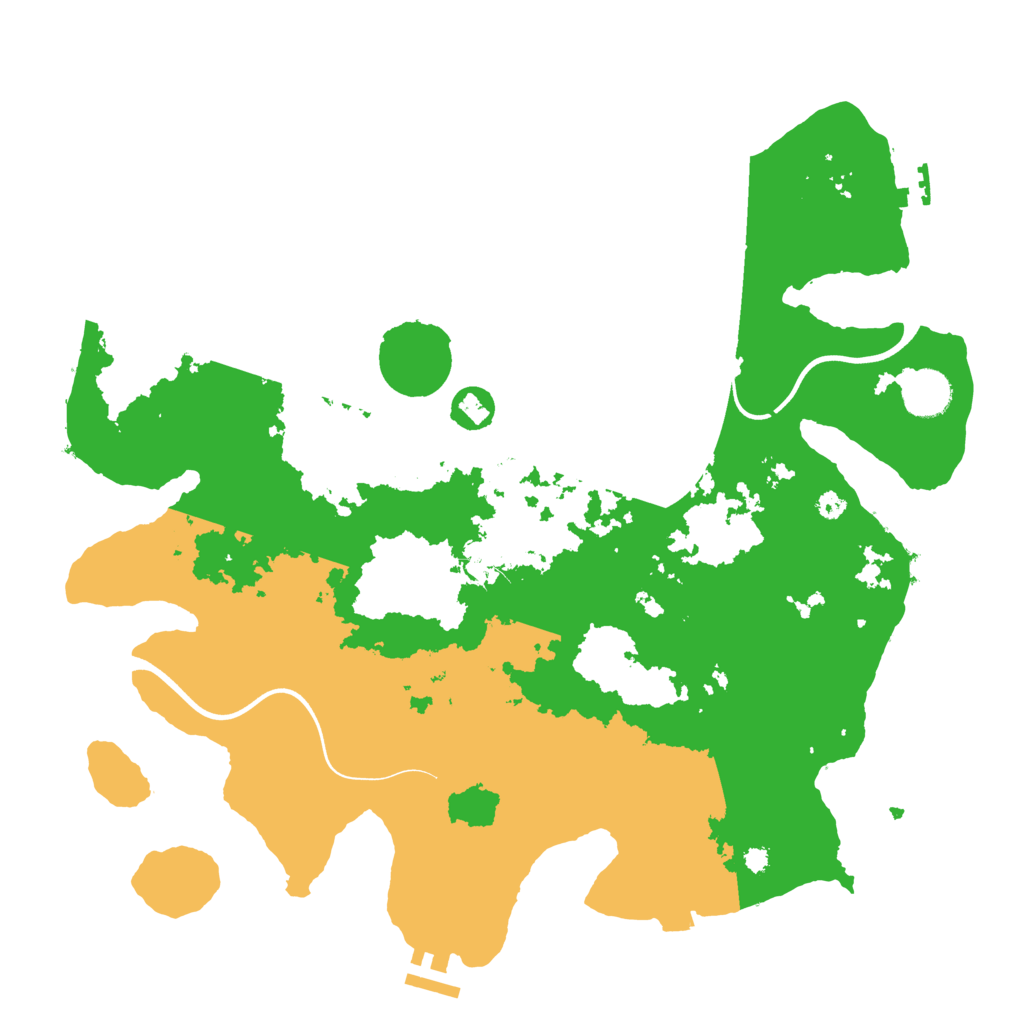 Biome Rust Map: Procedural Map, Size: 3750, Seed: 111303818