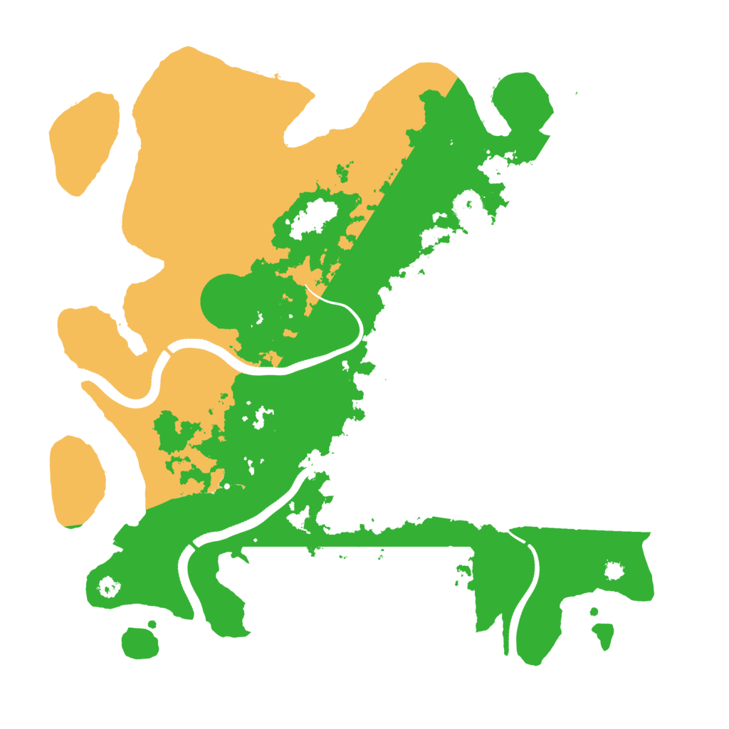Biome Rust Map: Procedural Map, Size: 3500, Seed: 56320