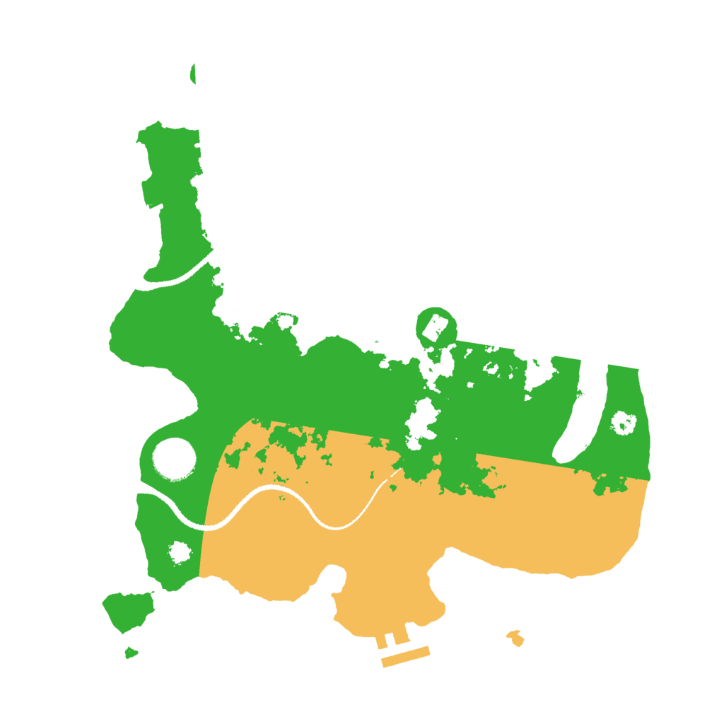 Biome Rust Map: Procedural Map, Size: 3000, Seed: 30029