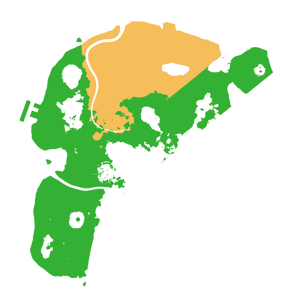 Biome Rust Map: Procedural Map, Size: 2800, Seed: 2750