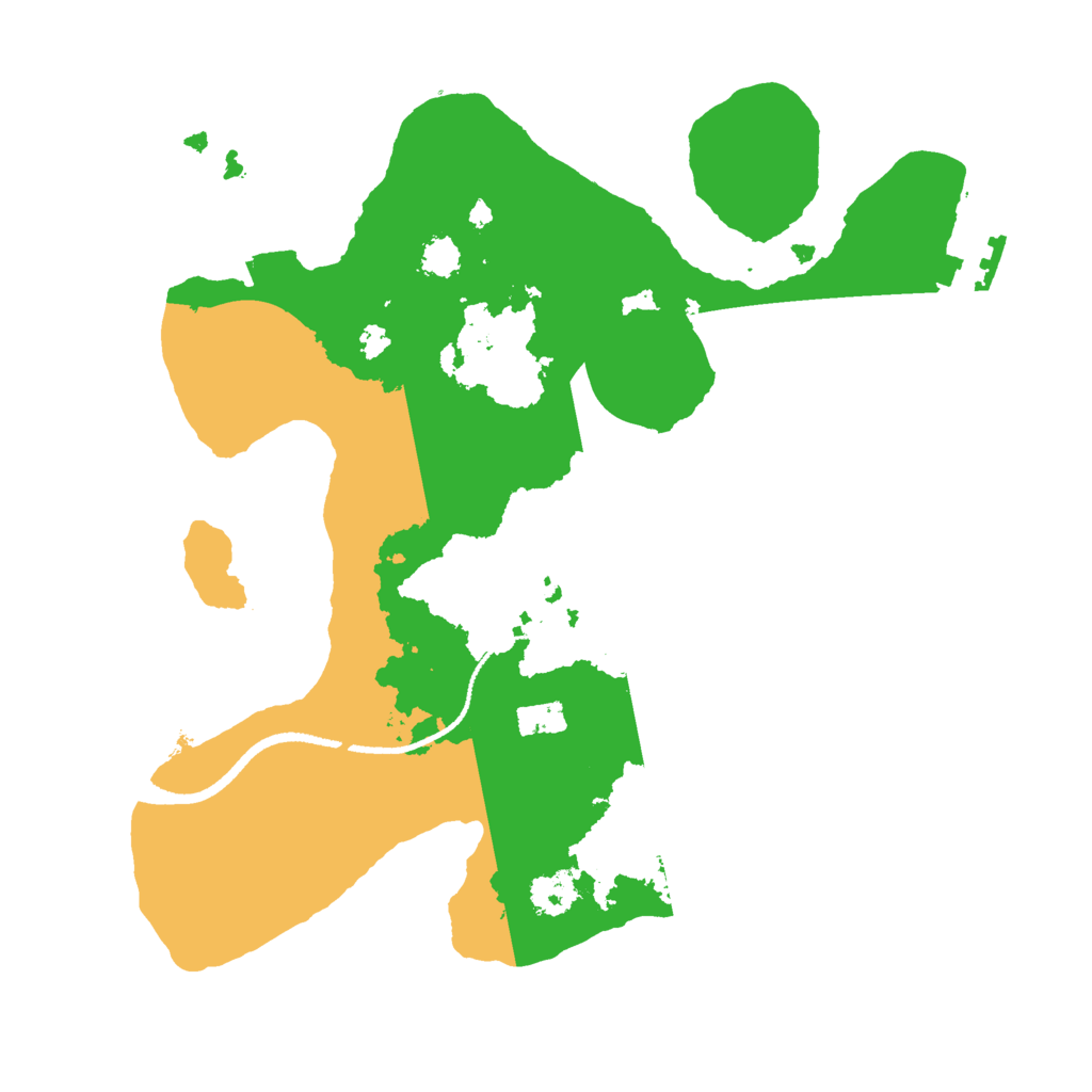 Biome Rust Map: Procedural Map, Size: 2500, Seed: 1757681565