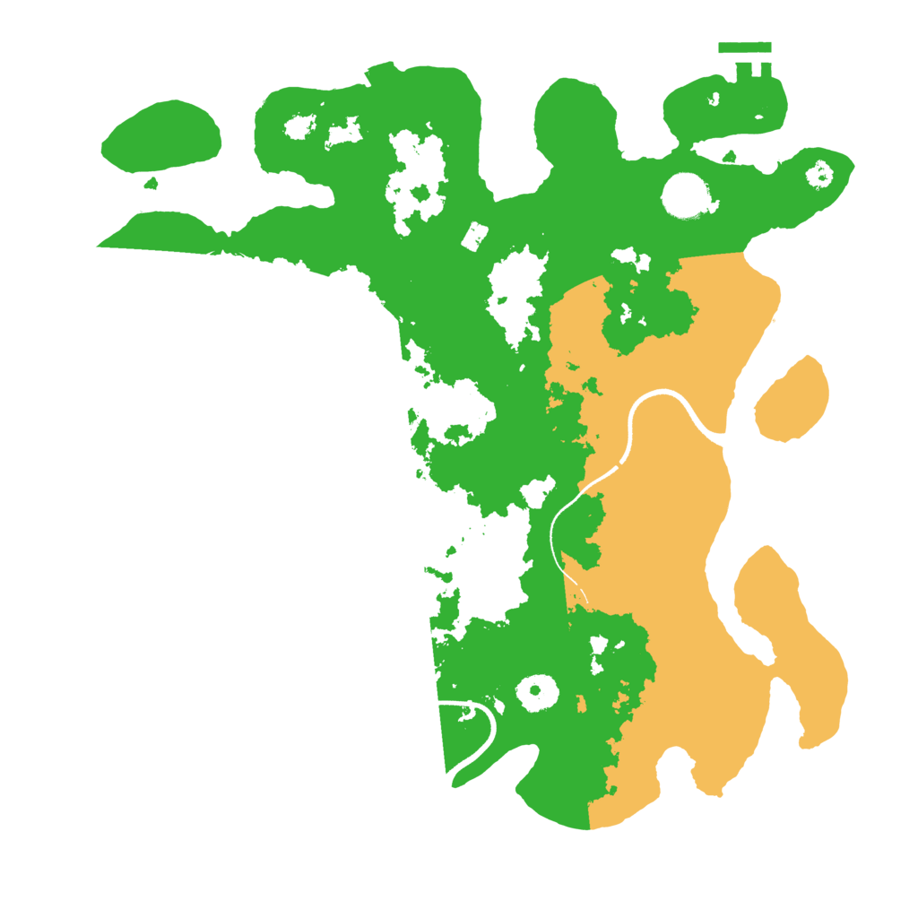 Biome Rust Map: Procedural Map, Size: 3500, Seed: 1914531067