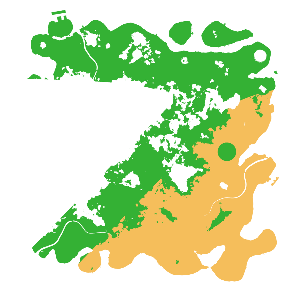 Biome Rust Map: Procedural Map, Size: 4250, Seed: 60234