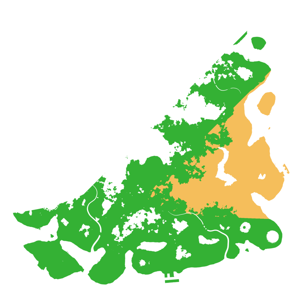 Biome Rust Map: Procedural Map, Size: 4300, Seed: 12142024