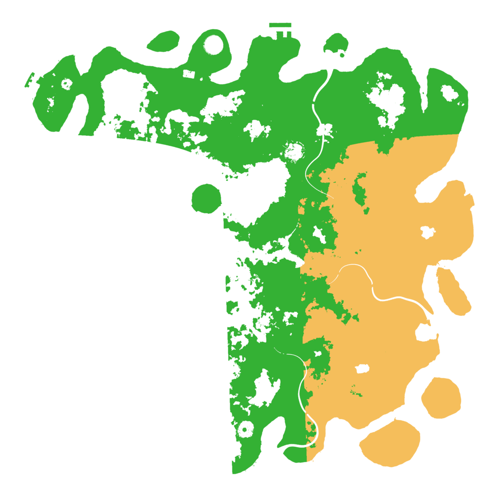 Biome Rust Map: Procedural Map, Size: 4550, Seed: 30191057