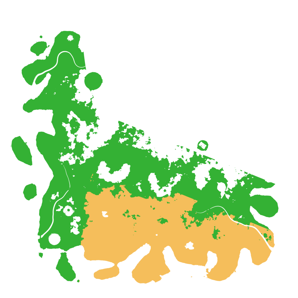 Biome Rust Map: Procedural Map, Size: 4500, Seed: 961858992