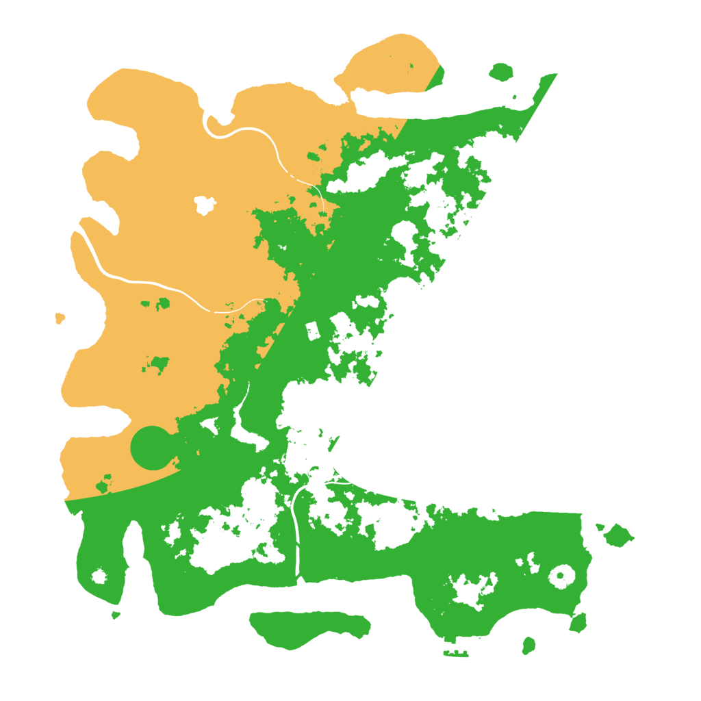 Biome Rust Map: Procedural Map, Size: 4250, Seed: 1088