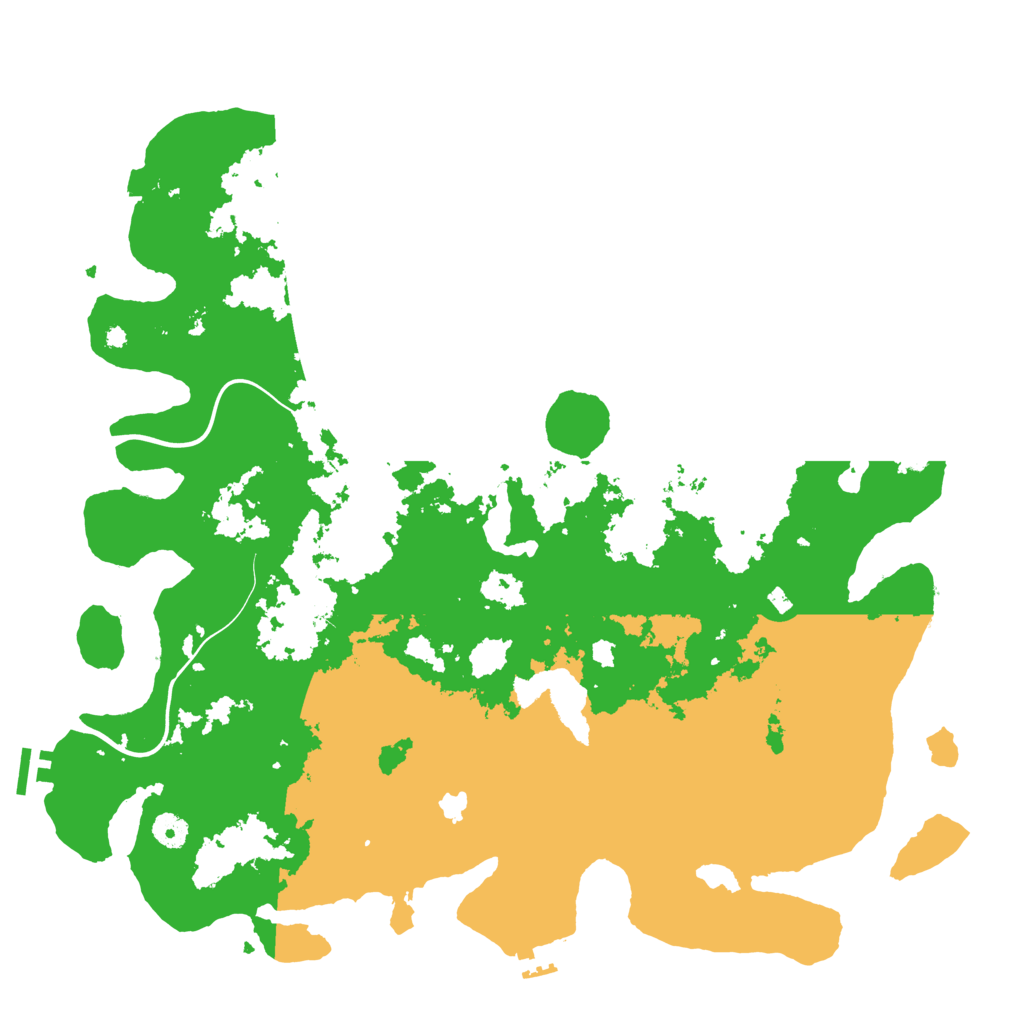 Biome Rust Map: Procedural Map, Size: 4400, Seed: 1893059986