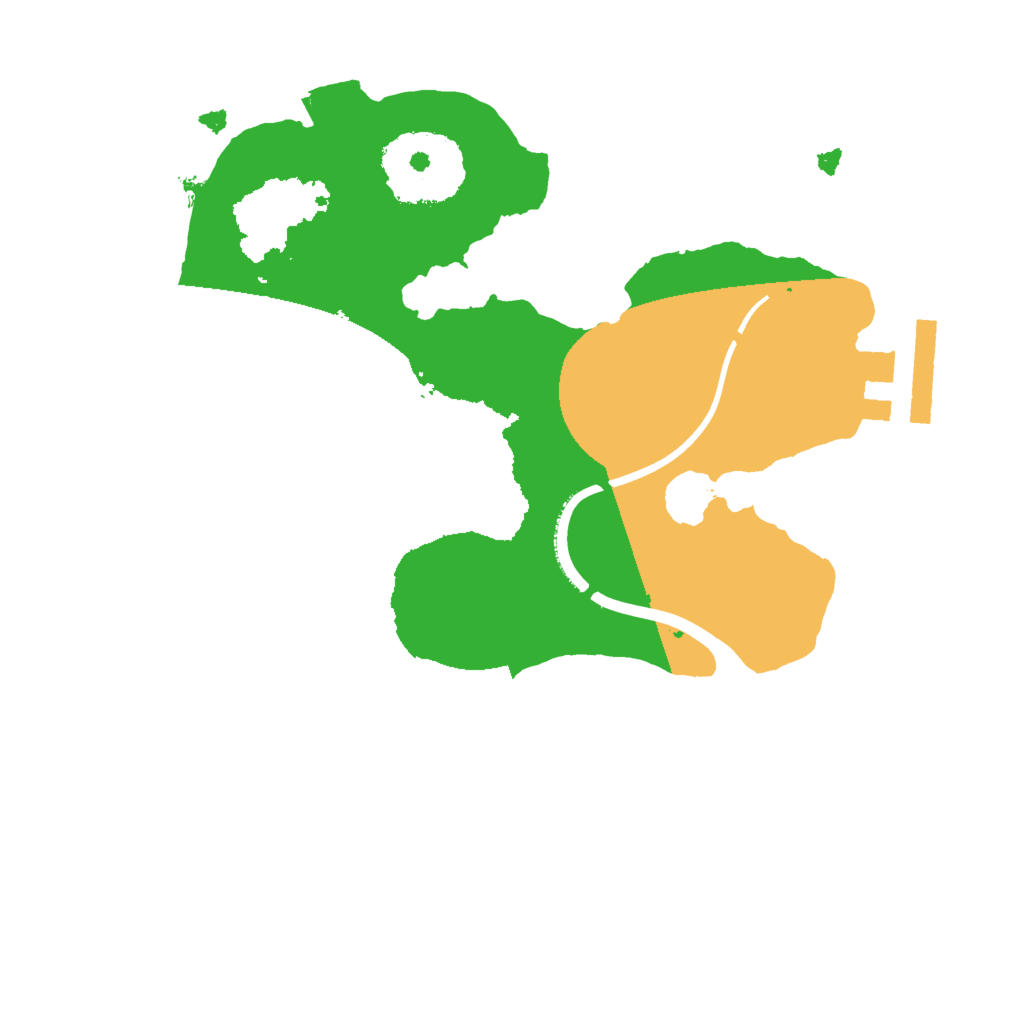 Biome Rust Map: Procedural Map, Size: 2000, Seed: 687544