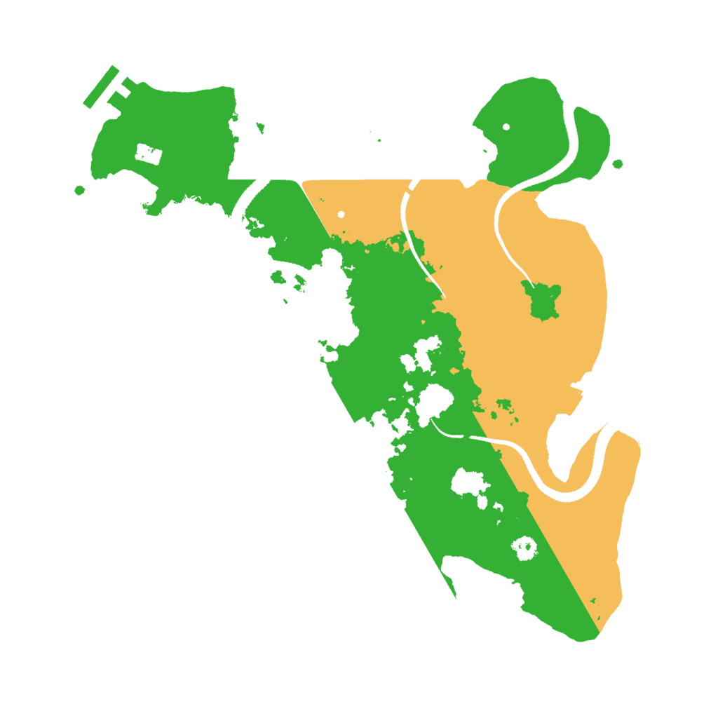 Biome Rust Map: Procedural Map, Size: 3000, Seed: 149770577