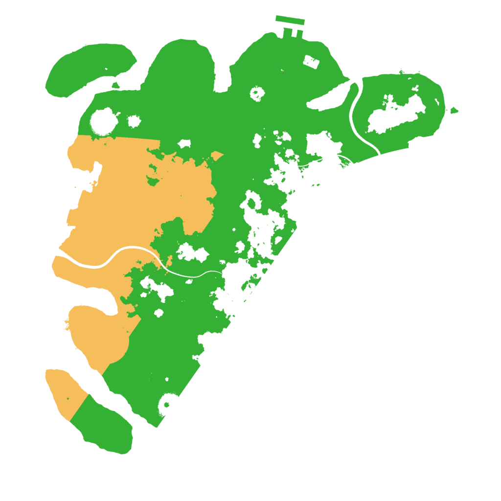 Biome Rust Map: Procedural Map, Size: 3500, Seed: 2083804633