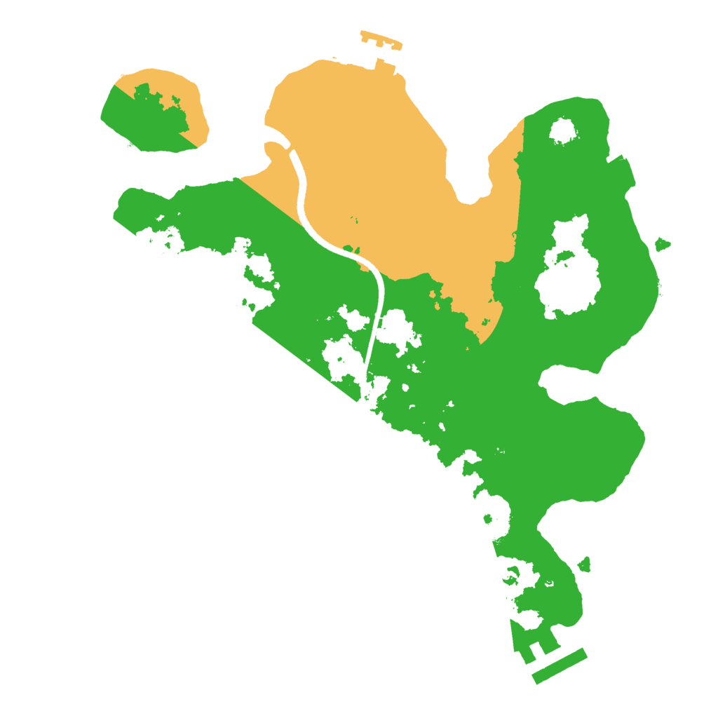 Biome Rust Map: Procedural Map, Size: 2500, Seed: 31337