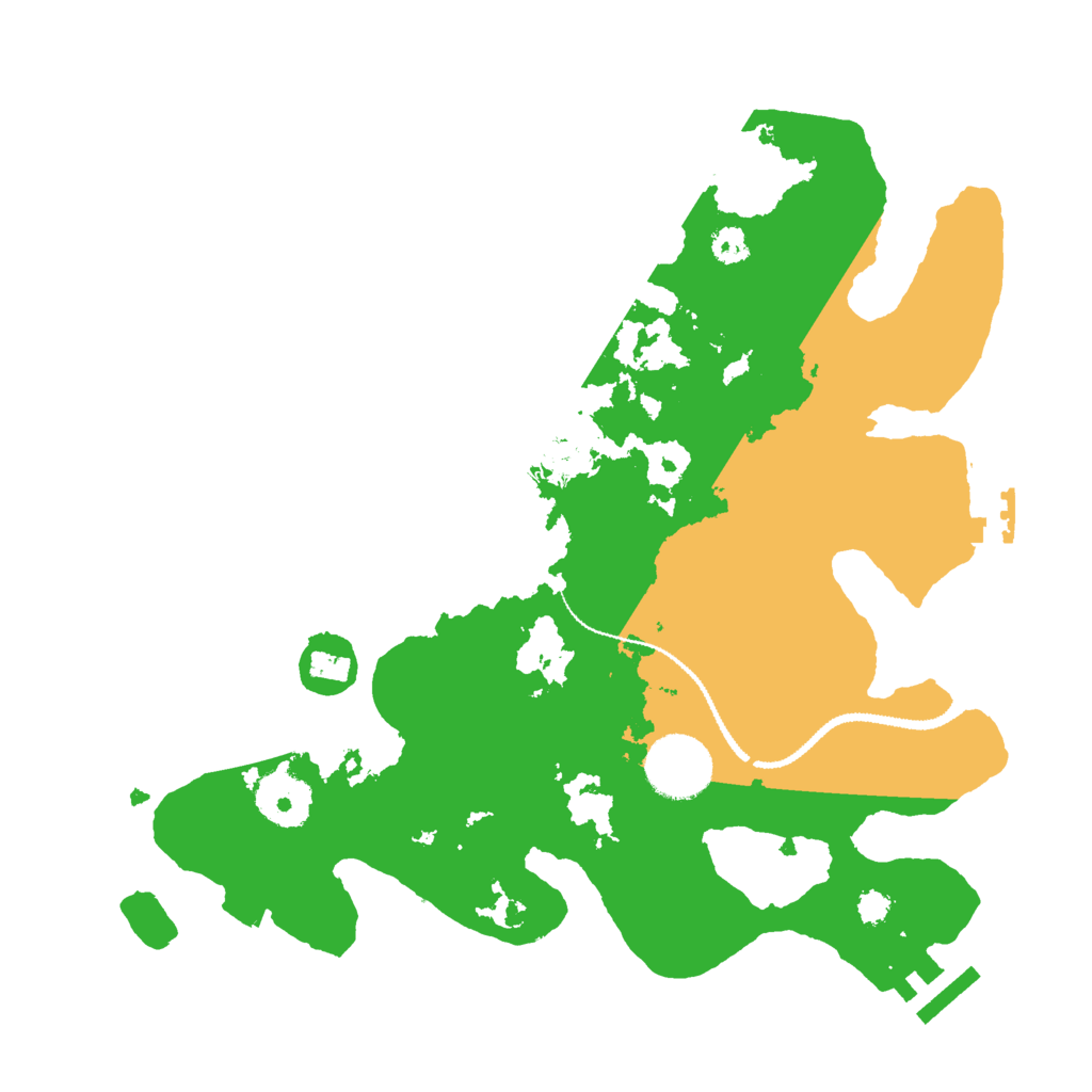 Biome Rust Map: Procedural Map, Size: 3000, Seed: 1137929545