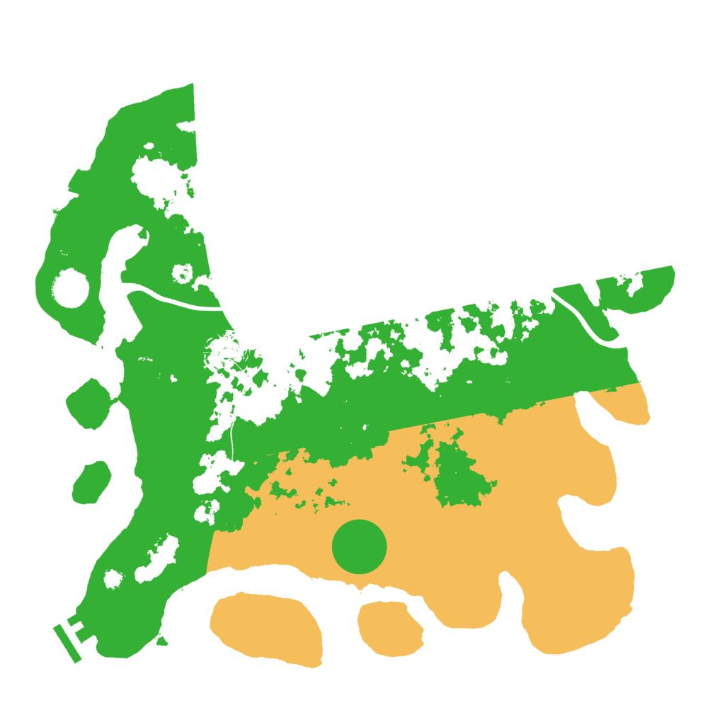 Biome Rust Map: Procedural Map, Size: 3500, Seed: 431268592