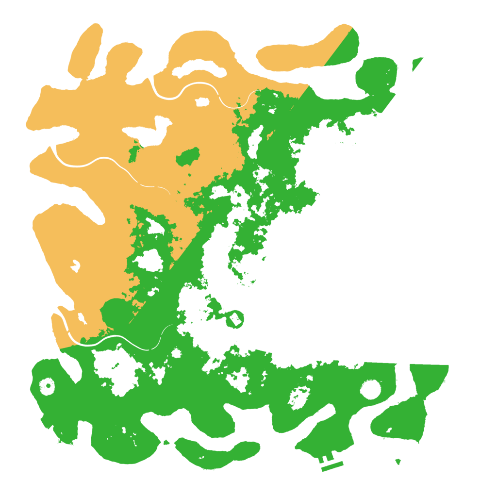 Biome Rust Map: Procedural Map, Size: 4500, Seed: 1824575074