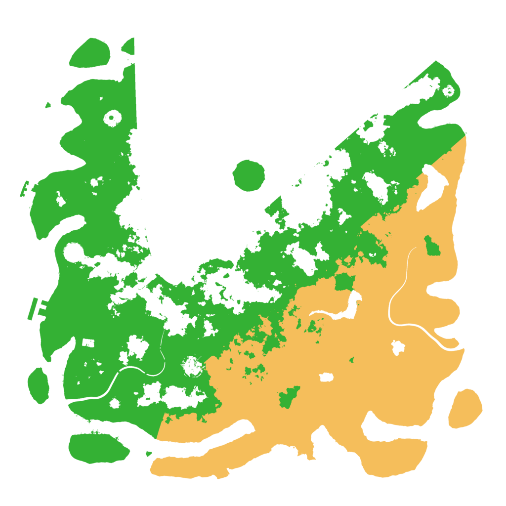 Biome Rust Map: Procedural Map, Size: 4500, Seed: 1701764588