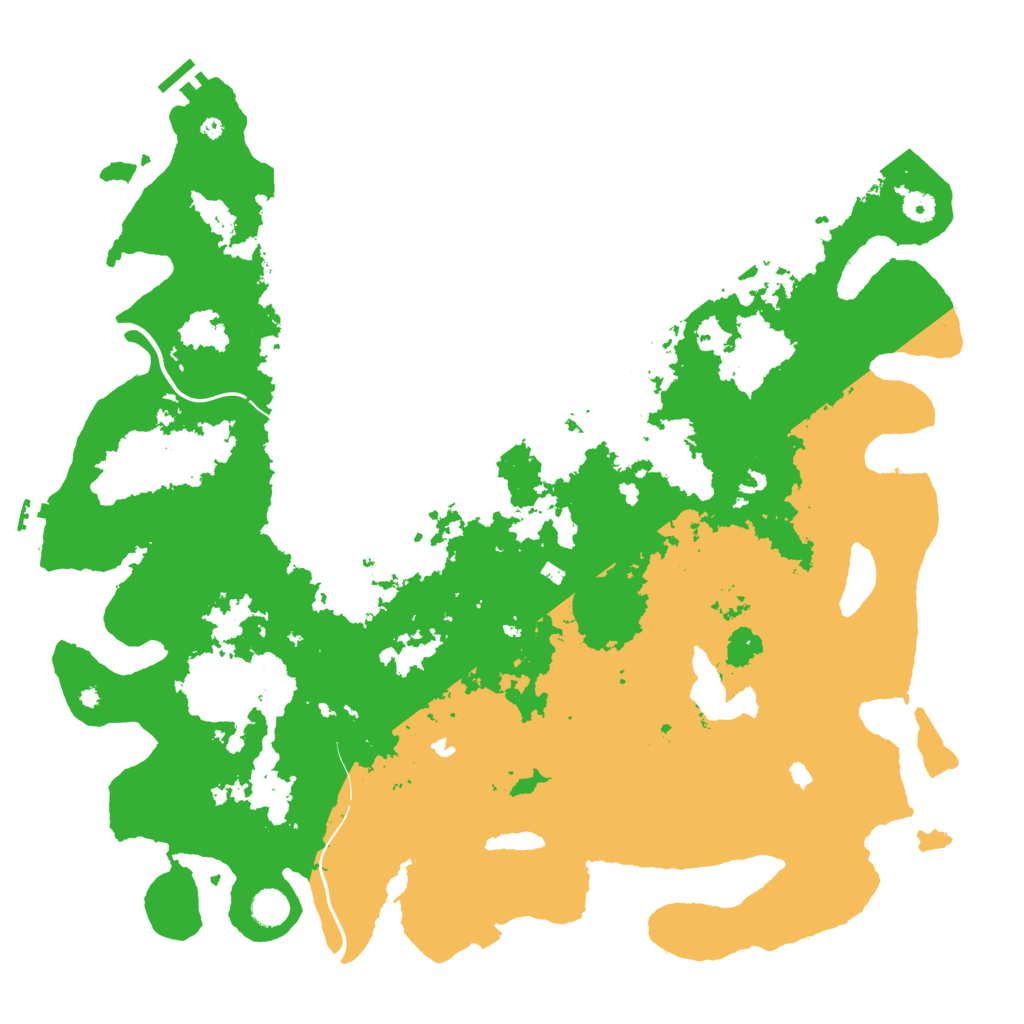 Biome Rust Map: Procedural Map, Size: 4800, Seed: 1996946493