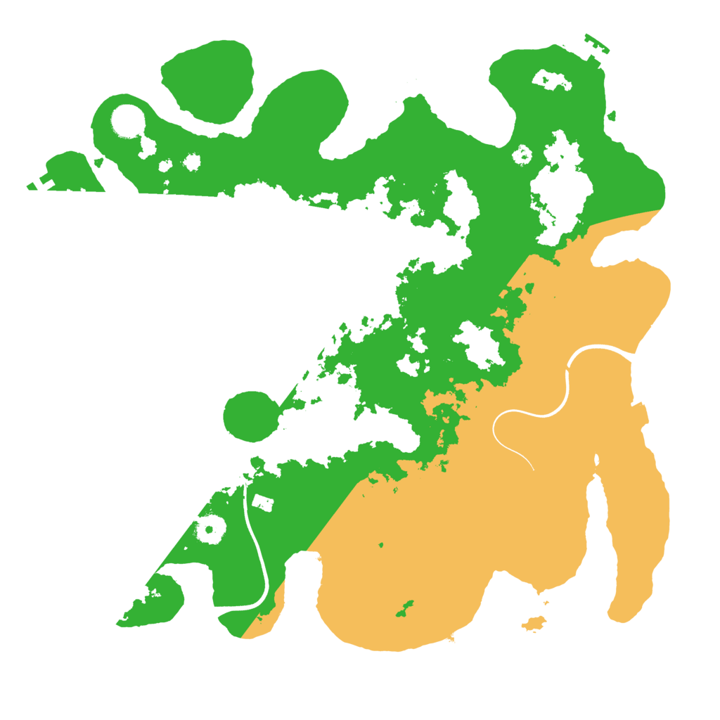 Biome Rust Map: Procedural Map, Size: 3750, Seed: 1003106469